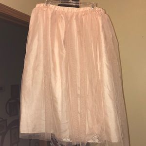 Beautiful gold Tulle Skirt
